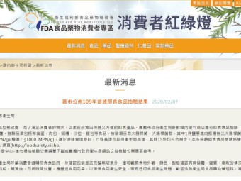 嘉市公佈109年首波即食食品抽驗結果